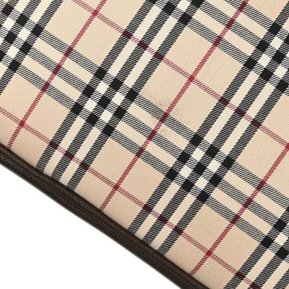 Burberry Beige Brown Burberry Check 2way Handbag - Picture 7 of 10